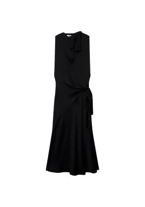 MSGM bow knot midi dress - Black