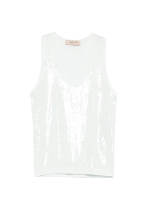 TWINSET sequin vest - Blue