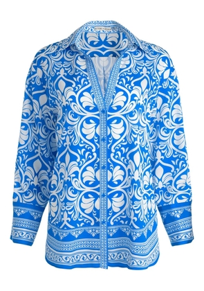 alice + olivia Kiva shirt - Blue