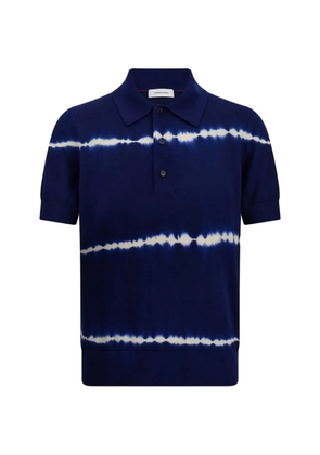 Ferragamo tie-dye polo shirt - Blue