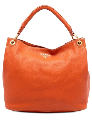Prada Pre-Owned 2000-2025 Vitello Daino hobo bag - Orange