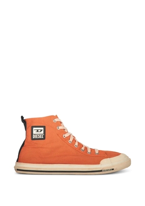 Diesel high-top logo sneakers - Orange