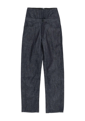 Mugler corset-waist jeans - Blue