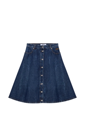 MSGM A-line midi skirt - Blue