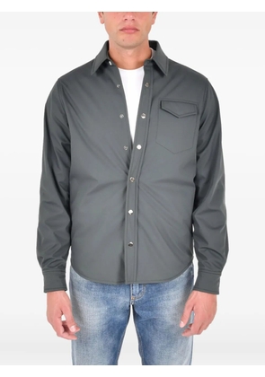 Drumohr front-pocket overshirt - Grey