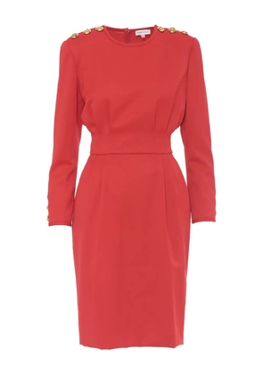 Mario Borsato Vintage wool midi dress - Red