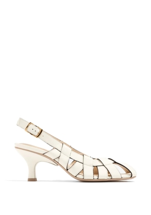 Tod's leather slingback pumps - Neutrals