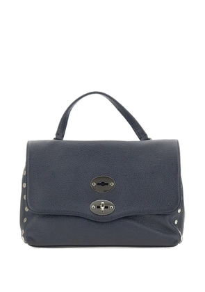 Zanellato smal Postina hammered studs top-handle bag - Blue