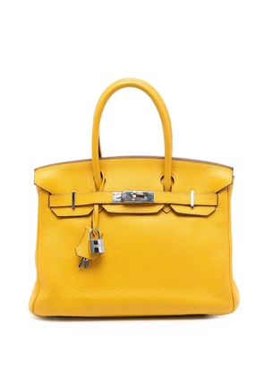 Hermès Pre-Owned 2010 Togo Birkin Retourne 30 handbag - Yellow