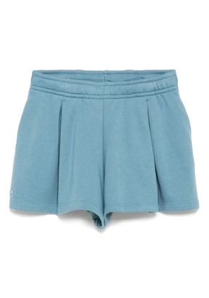 Lacoste pleated fleece shorts - Blue