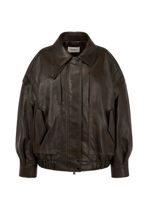 TOMBOY faux-leather jacket - Brown