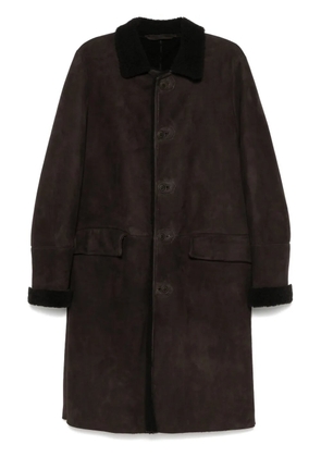 Salvatore Santoro suede coat - Brown