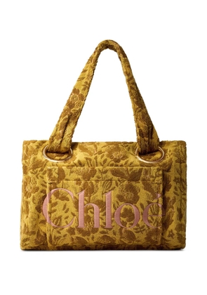 Chloé large Plage tote bag - Brown