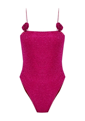 Oséree Lumière Rose appliqué swimsuit - Pink