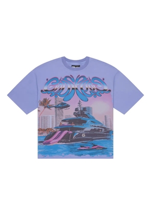 GODSPEED Memento Vivere graphic T-shirt - Purple