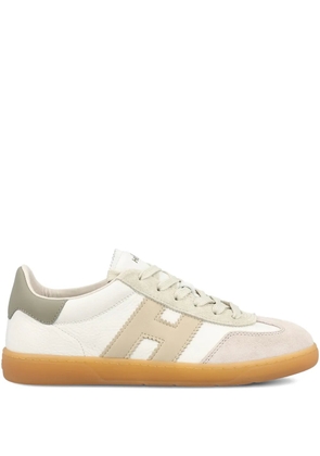 Hogan panelled logo-detail sneakers - White