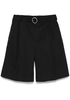 Jil Sander cotton poplin shorts - Black