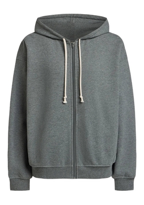 12 STOREEZ terrycloth zip-up hoodie - Grey