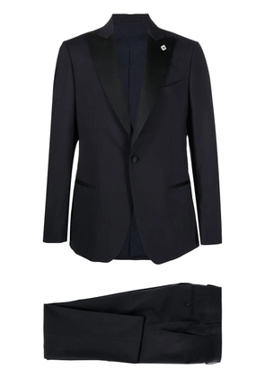 Lardini single-breasted two-piece suit - Blue