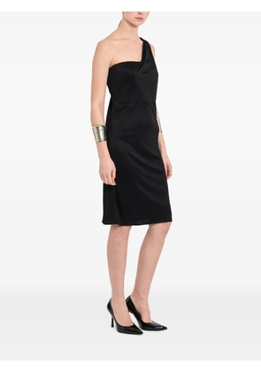 Versace Pre-Owned 1990s one-shoulder midi dress - Black