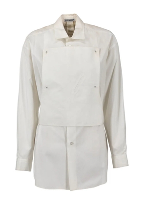Issey Miyake Pre-Owned layered shirt - White