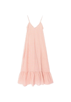 Xirena Taytum gingham ruffled midi dress - Pink