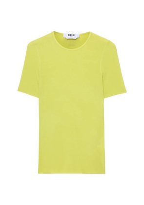 MSGM logo-patch T-shirt - Green