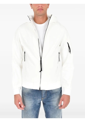 C.P. Company Shell-R hooded zip jacket - White