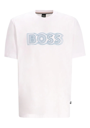 BOSS logo-print T-shirt - White