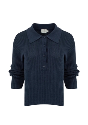 Deiji Studios blue polo top
