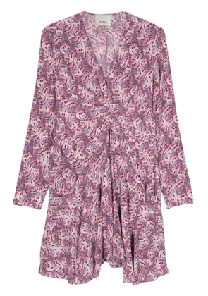 ISABEL MARANT Usmara mini dress - Purple