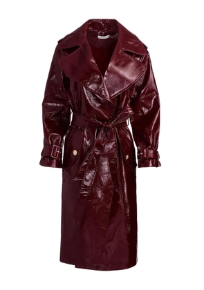 alice + olivia Nevada trench coat - Red