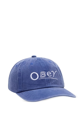 Obey pigment headlines baseball hat - Blue