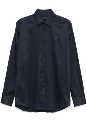 Karl Lagerfeld logo-embroidered shirt - Blue