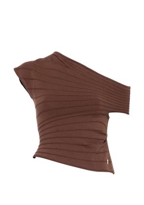 TWINSET draped top - Brown