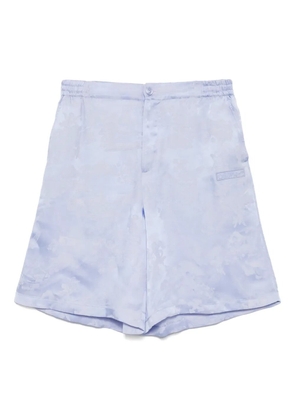 Off-White Fresco jacquard bowling shorts - Blue