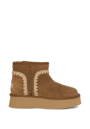 Mou round-toe boots - Brown