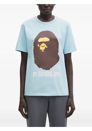 A BATHING APE® logo-print T-shirt - Blue