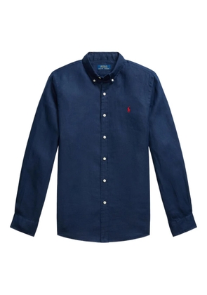 Polo Ralph Lauren long-sleeve linen shirt - Blue