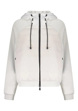 Herno padded-panel hooded jacket - White