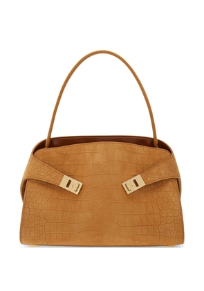 Ferragamo Hug soft shoulder bag (M) - Neutrals