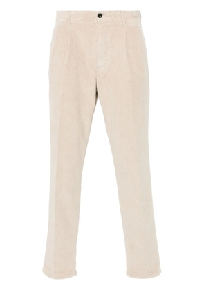 Incotex tapered-leg corduroy trousers - Neutrals