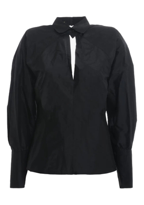 Gianfranco Ferré Pre-Owned 1980s cut-out shirt - NERO