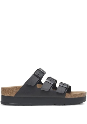 Birkenstock Florida triple-strap platform sandals - Black