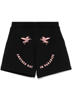 Givenchy unicorns-embroidered shorts - Black