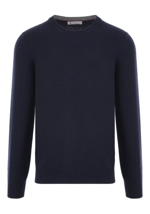 Brunello Cucinelli crew-neck cashmere jumper - Blue