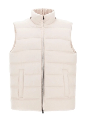 Herno quilted zip-front gilet - Neutrals