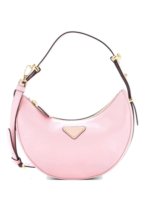 Prada Pre-Owned Arque Half Moon Leather Small hobo bag - Pink
