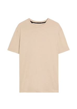 On round-neck t-shirt - Neutrals