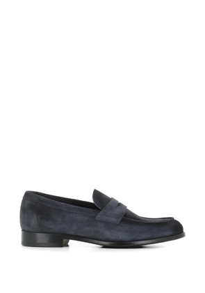 Doucal's calf suede loafers - Blue
